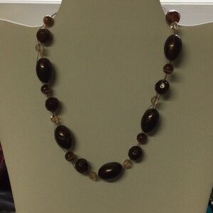 Brown Beaded Necklace